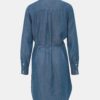 Modré rifľové košeľové šaty VILA Suster