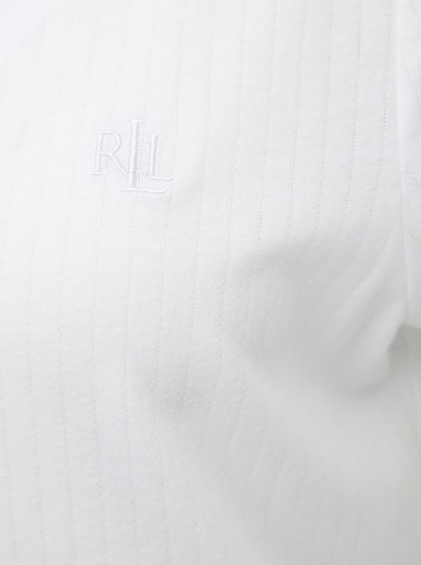 Biele dámske pyžamové tričko Lauren Ralph Lauren