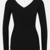Čierny rebrovaný sveter Jacqueline de Yong Pippa
