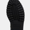 Černé kožené kotníkové topánky Tamaris