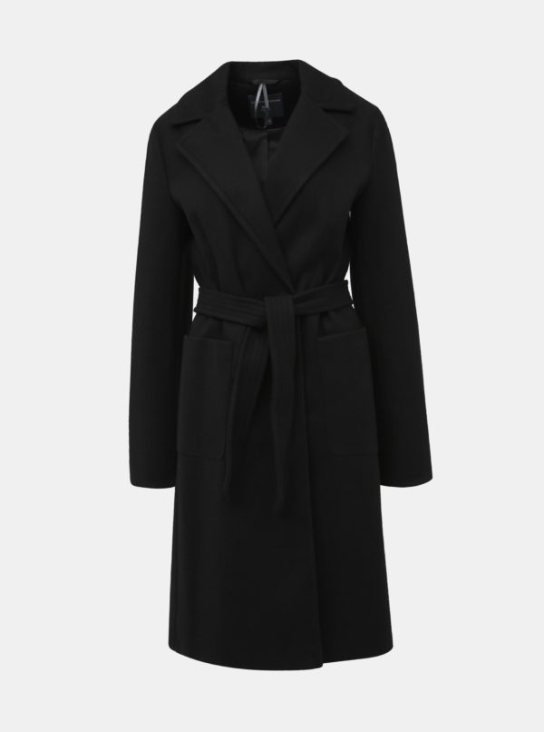 Čierny kabát Dorothy Perkins Tall