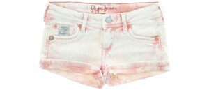 Dievčenské  Šortky detské Pepe Jeans -  ružová biela
