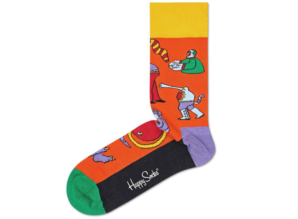 Dámske  Monsters Ponožky Happy Socks -  oranžová