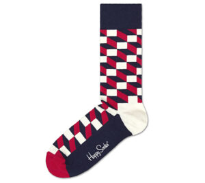 Pánske  Filled Optic Ponožky Happy Socks -  viacfarebná
