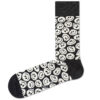 Pánske  Twisted Smile Ponožky Happy Socks -  čierna