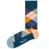 Pánske  Argyle Ponožky Happy Socks -  viacfarebná
