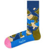 Pánske  Raw Ponožky Happy Socks -  modrá viacfarebná