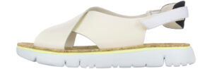 Dámske  Oruga Sandále Camper -  žltá biela