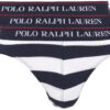  Pánske  Slipy 3 ks Polo Ralph Lauren -  modrá biela 