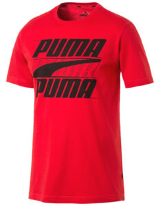  Pánske  Rebel Tričko Puma -  červená 