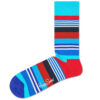 Pánske  Multi Stripe Ponožky Happy Socks -  modrá červená