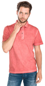Pánske  Polo tričko Tom Tailor -  červená