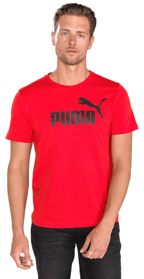  Pánske  Essentials Tričko Puma -  červená 