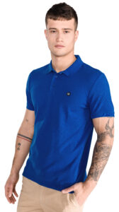  Pánske  Polo tričko Calvin Klein -  modrá 
