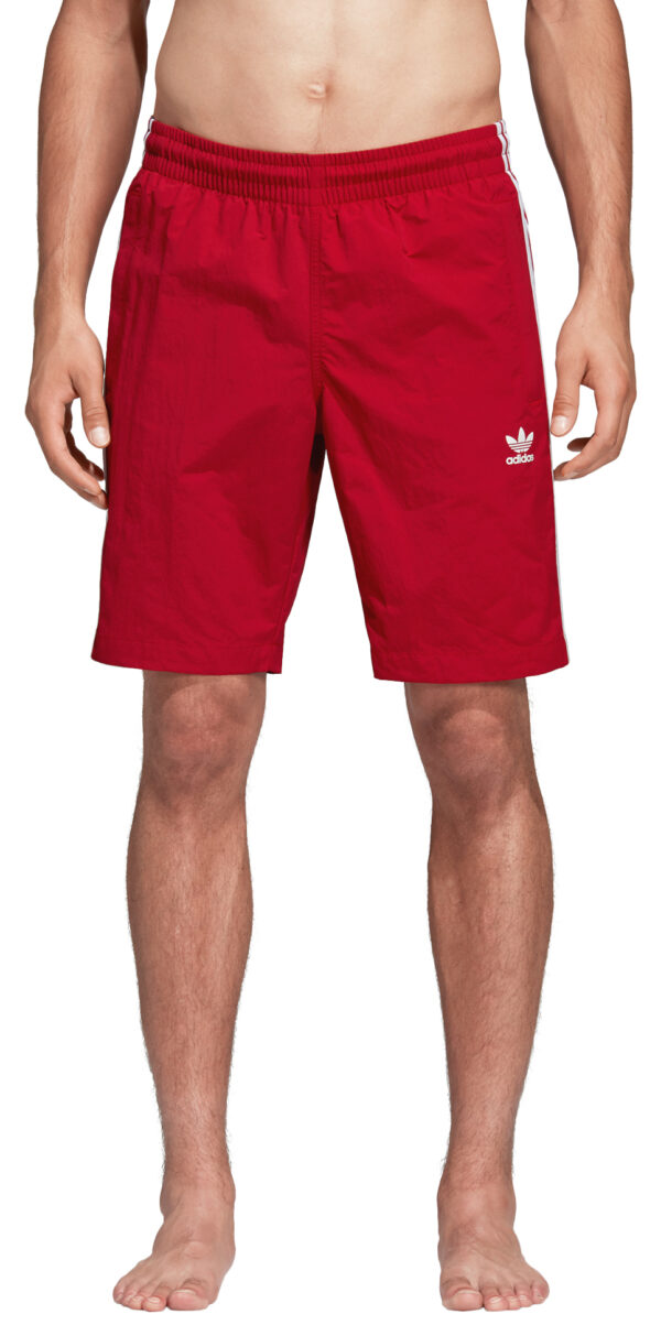  Pánske  3-Stripes Plavky adidas Originals -  červená 