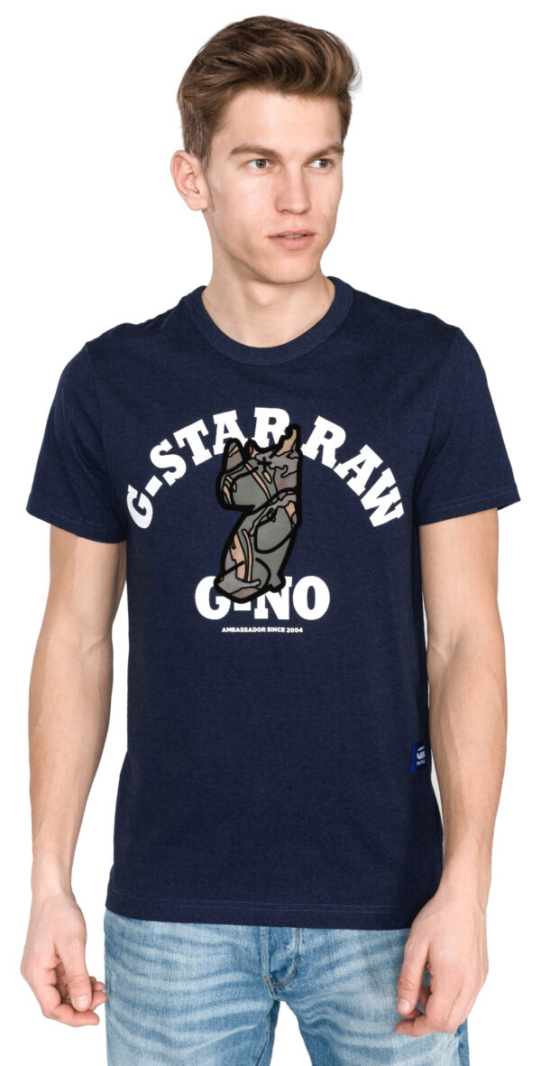  Pánske  Graphic 4 Tričko G-Star RAW -  modrá 