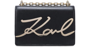  Dámske  Signature Small Cross body bag Karl Lagerfeld -  čierna 