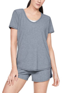 Dámske  Athlete Recovery Sleepwear™ Tričko na spanie Under Armour -  modrá šedá