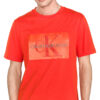  Pánske  Tričko Calvin Klein -  červená oranžová 