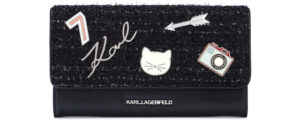  Dámske  Klassik Peňaženka Karl Lagerfeld -  čierna 