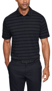 Pánske  Charged Cotton® Scramble Polo tričko Under Armour -  čierna