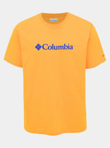 Žlté pánske tričko s krátkym rukávom Columbia