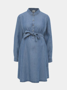 Modré tehotenské šaty Mama.licious Lydie