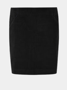 Čierna menčestrová sukňa Tranquillo Cursa