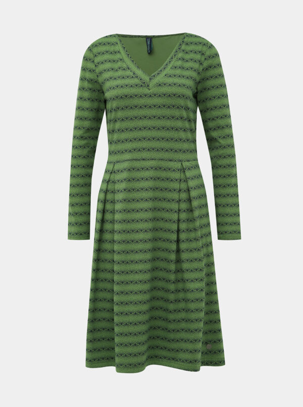 Zelené vzorované šaty Tranquillo Nair