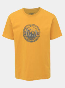 Žlté pánske tričko BUSHMAN Hanover