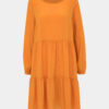 Oranžové šaty VILA Muhulda