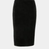 Čierna menčestrová púzdrová sukňa ONLY Cosy