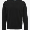 Čierny pánsky basic sveter Tom Tailor