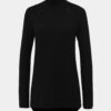 Čierny basic sveter so stojáčikom ONLY Leva