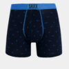 Tmavomodré vzorované boxerky SAXX