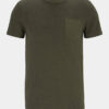 Kaki pánske vzorované tričko Tom Tailor Denim