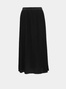Čierna plisovaná midi sukňa Jacqueline de Yong Paris