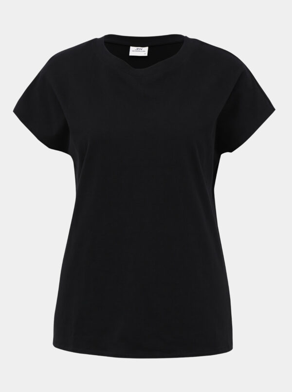 Čierne basic tričko Jacqueline de Yong Lennie