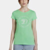 Svetlozelené dámske tričko s potlačou Tom Tailor Denim