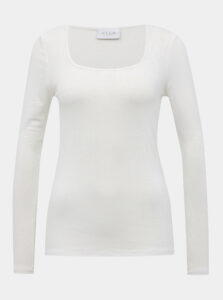Biele basic tričko VILA Suloma