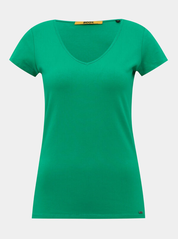 Zelené dámske basic tričko ZOOT Baseline Lia