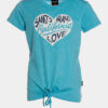 Modré dievčenské tričko s potlačou SAM 73