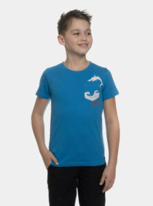 Modré chlapčenské tričko s vreckom SAM 73
