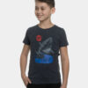 Tmavomodré chlapčenské tričko s potlačou SAM 73