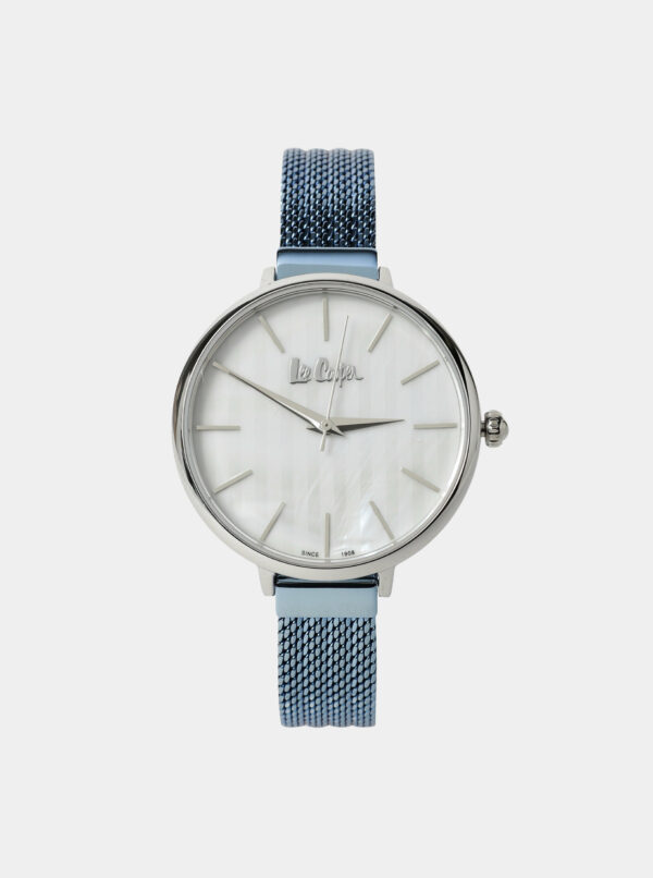 Dámske hodinky s modrým nerezovým remienkom Lee Cooper