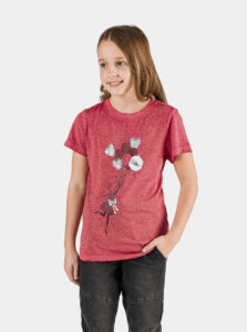 Červené dievčenské tričko SAM 73