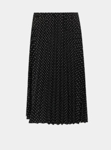 Čierna bodkovaná plisovaná sukňa Haily´s Leah