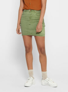 Zelená rifľová sukňa ONLY Missouri