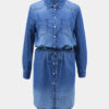 Modré rifľové košeľové šaty Jacqueline de Yong Bill