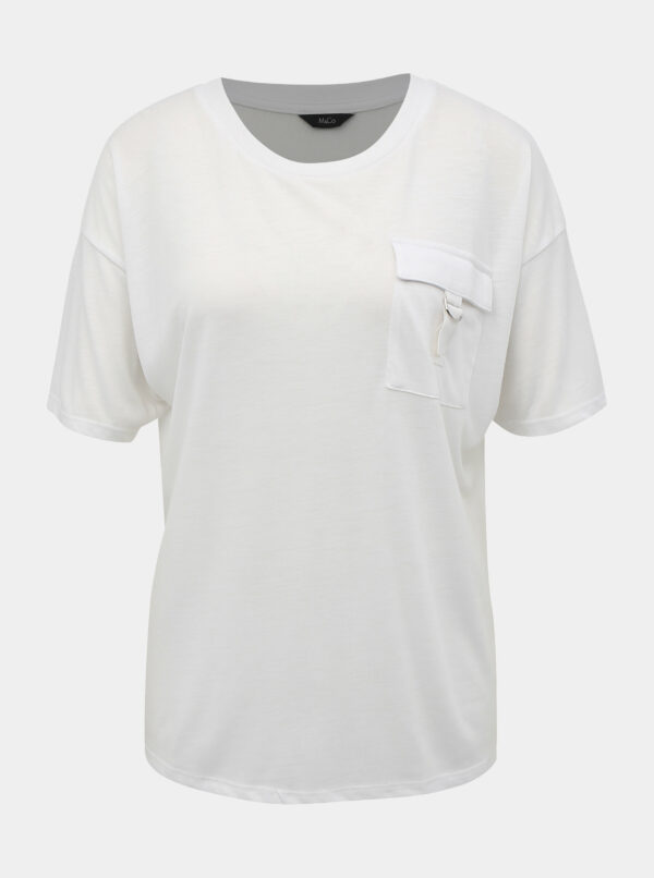 Biele tričko s vreckom M&Co